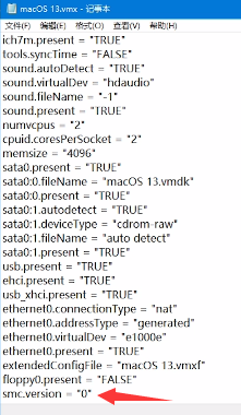 smc.version = "0" smc.version = "0"